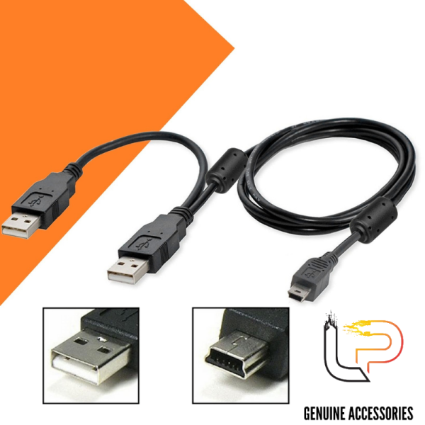 Bảng giá Cáp chữ Y USB 2.0 to Mini USB cho HDD box - CABLE (DÙNG CHO BOX 2.5) 2 ĐẦU USB + 1 ĐẦU KTS Phong Vũ