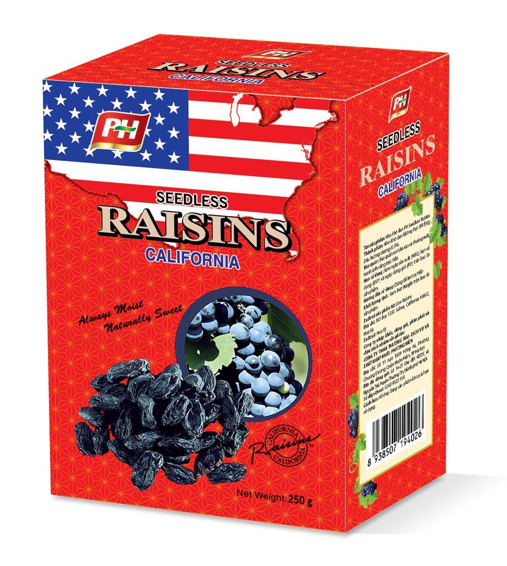 Nho khô đen raisins 250g