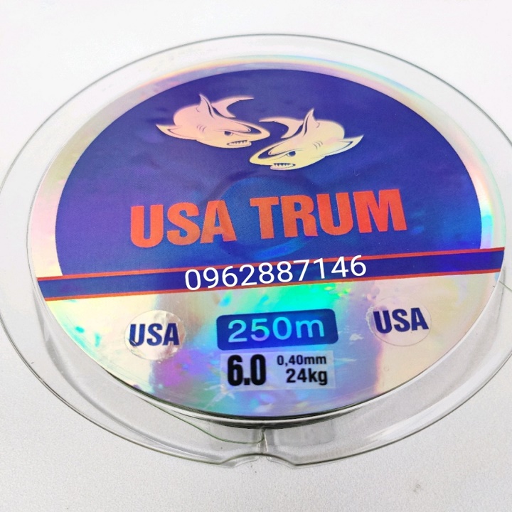 cước câu cá USA TRUM 250m tải cá lớn siêu khủng
