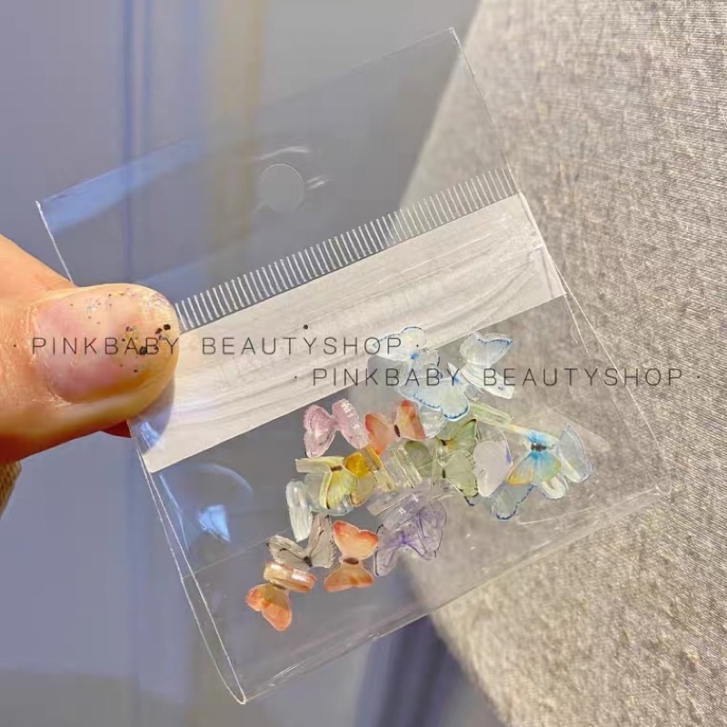 Charm bướm nail phụ kiện gắn móng