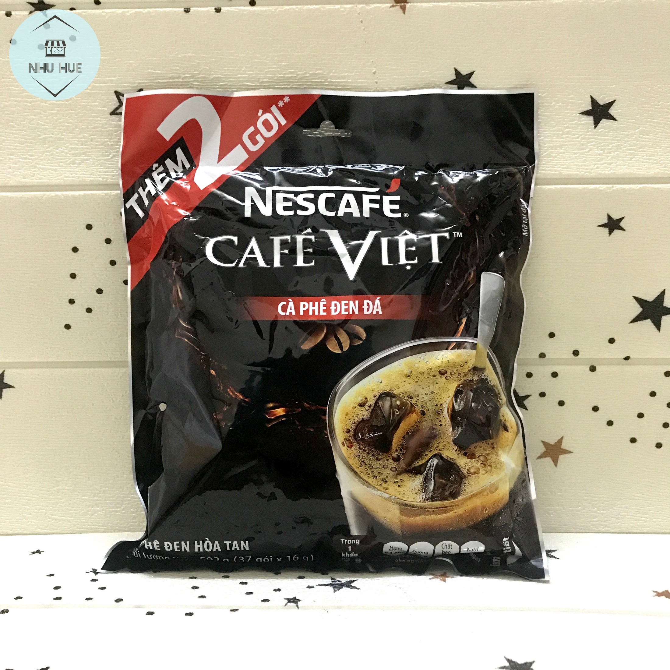 Cà phê Nescafe Việt đen đá (túi 35 gói x 16g)