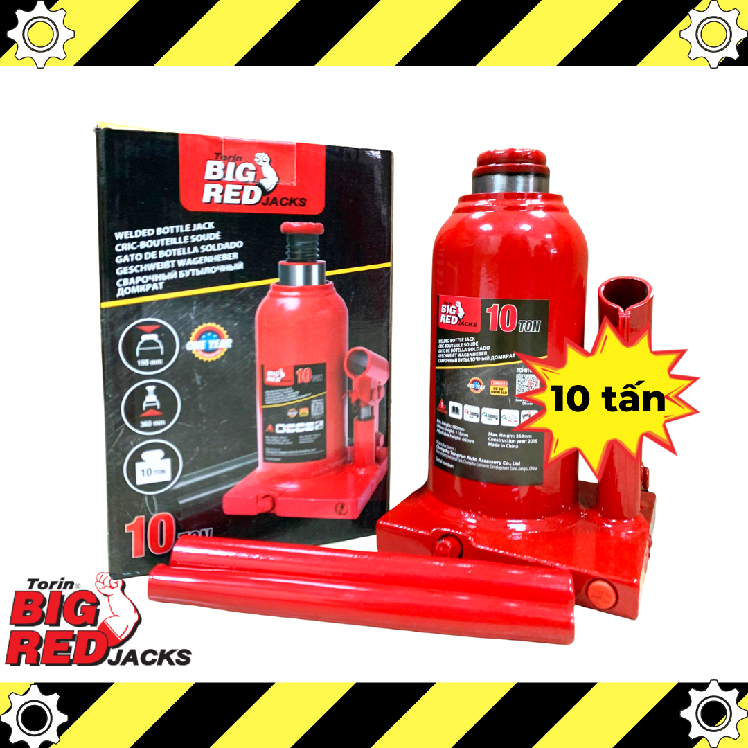Đội chai 10 tấn 2 cấp, kích nâng ô tô TCH91004D