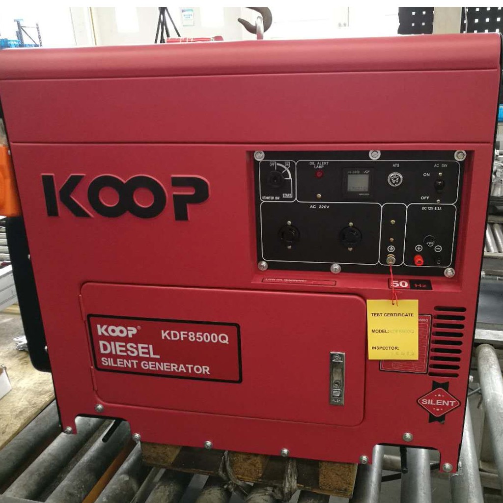 Máy Phát Điện Chạy Dầu 6Kw Koop KDF8500Q