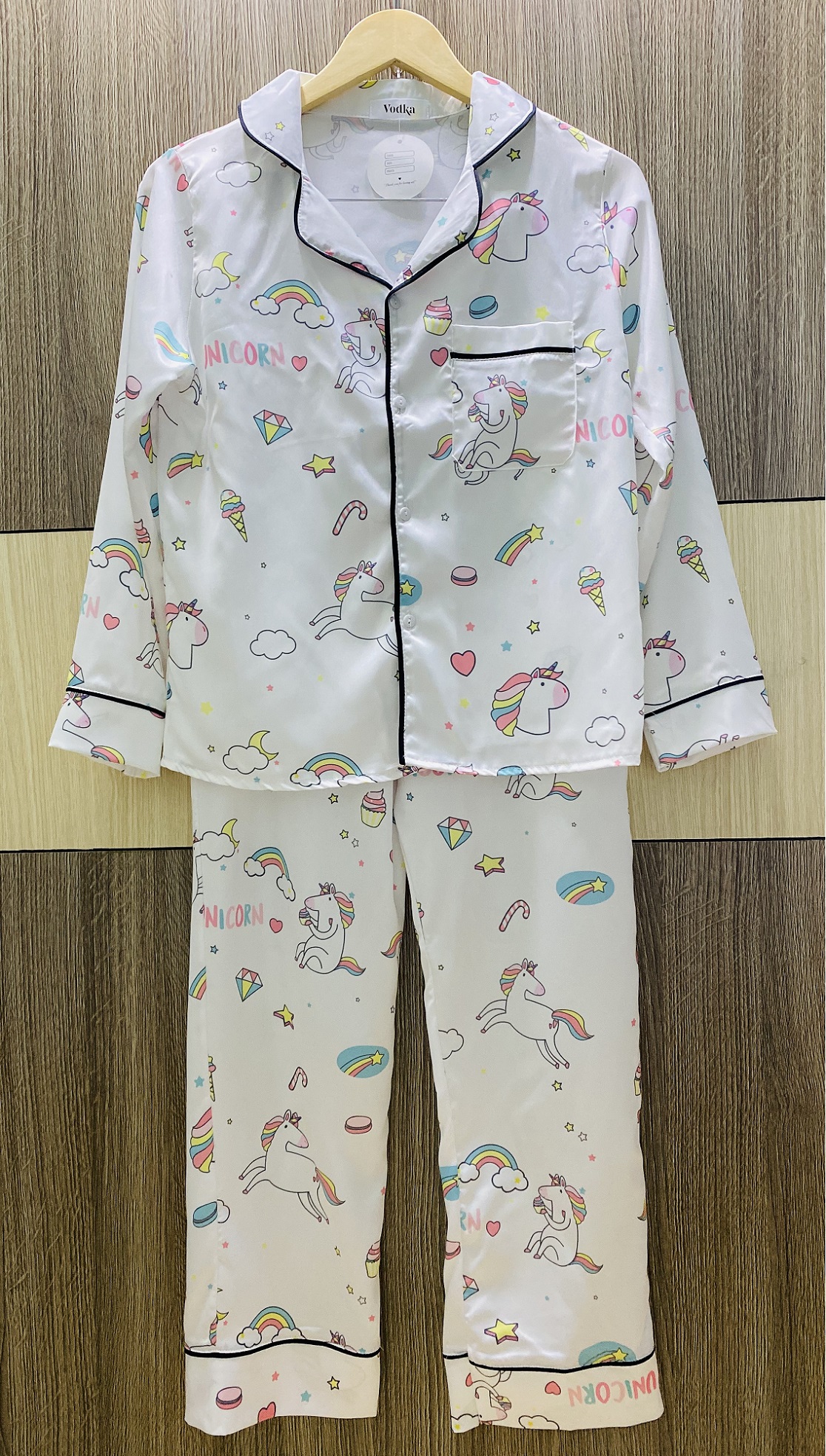 [HCM]Đồ Bộ Lụa Tơ Tằm Tay Dài Quần Dài Cao cấp (Hàng Thiết Kế)