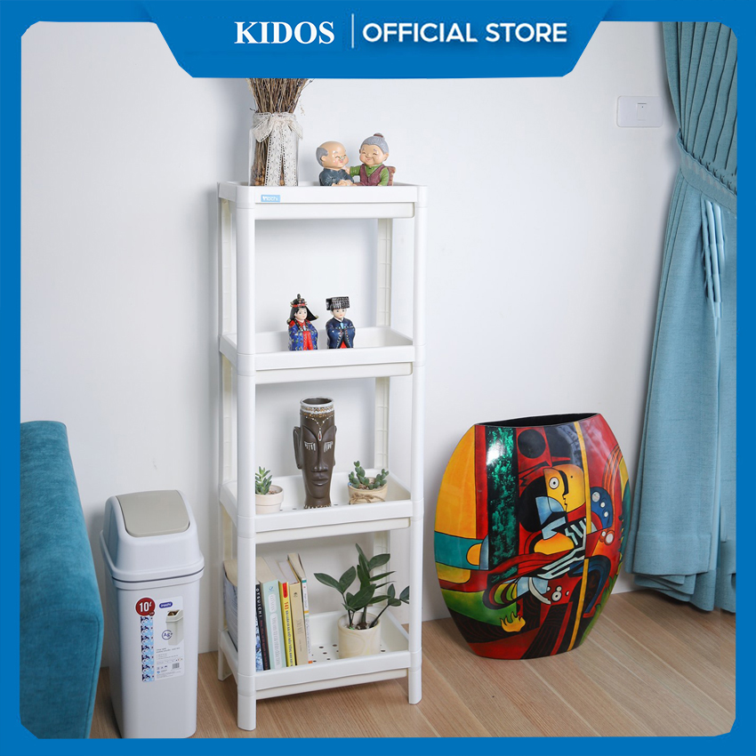 Kệ đa năng cao cấp 4 tầng tiện dụng , Kệ sách 4 tầng xuất nhật Inochi, kệ để đồ đa năng cao cấp có thể sử dụng cho phòng khách và nhà bếp