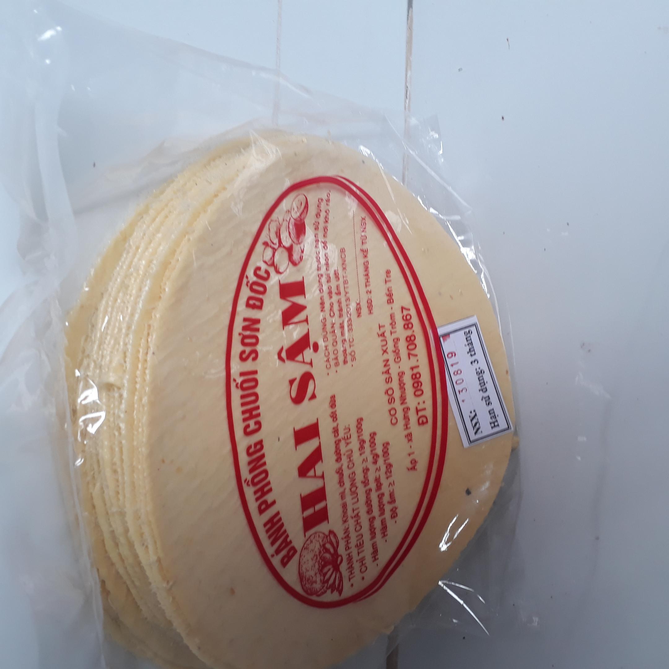 Bánh phồng mì vàng  SƠN ĐỐC  BẾN TRE 30 bánh