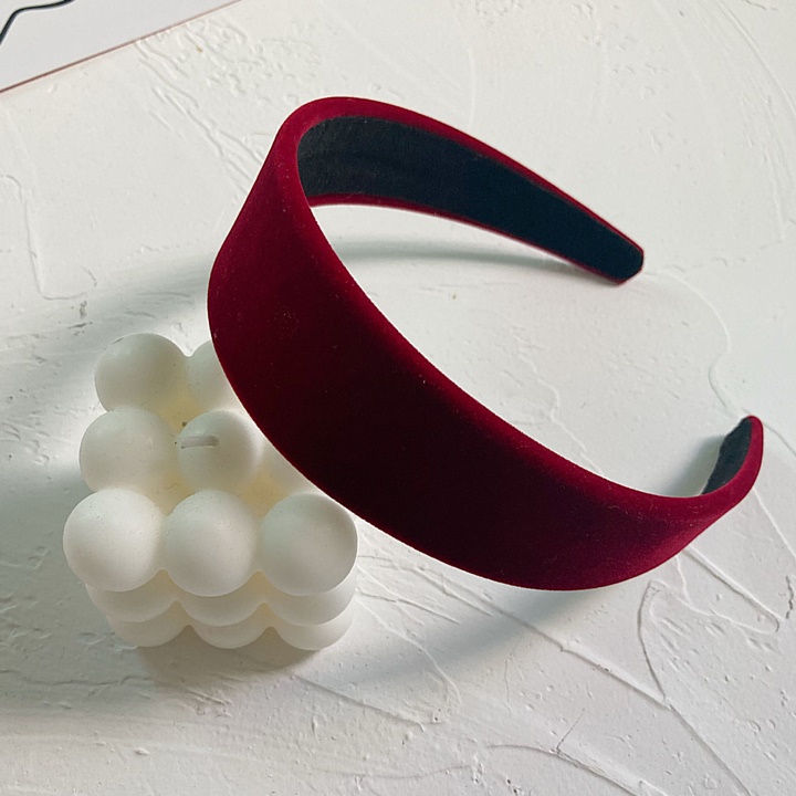 Băng Đô Cài Tóc Vải Nhung Bản To Rosé Blackpink Phong Cách HQ PKT202 - Vani Store