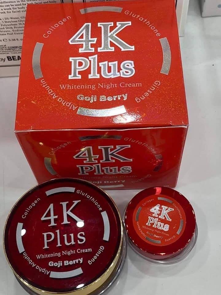 kem 4k plus đỏ - kem dưỡng trắng da mặt
