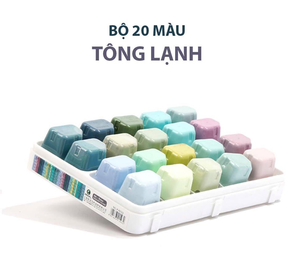 Màu Gouache Marie's dạng thạch (viên 30ml)