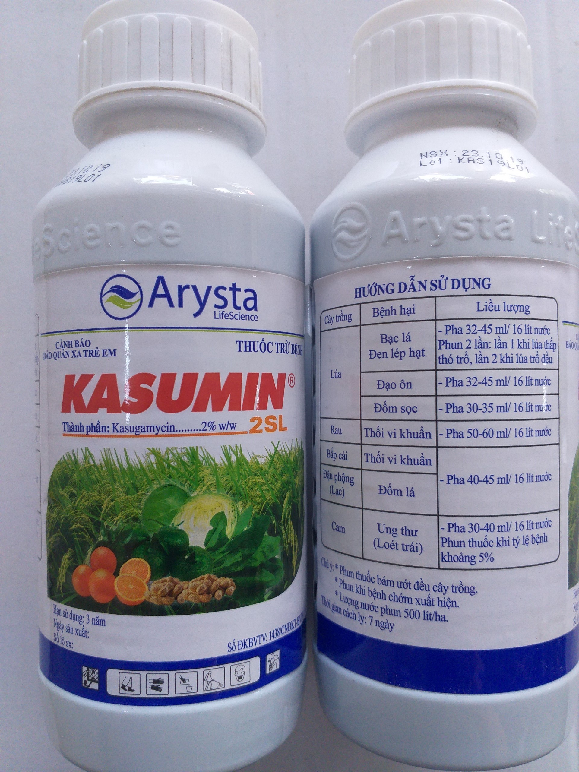 Thuốc trừ nấm vi khuẩn KASUMIN - Chai 400ml