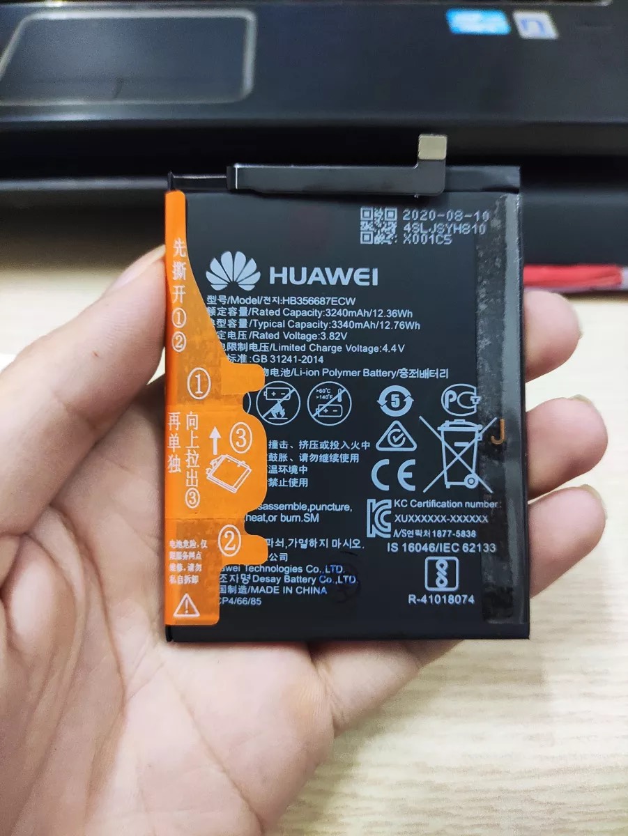 Thay pin điện thoại huawei p30 lite chính hãng, pin huawei nova 4e
