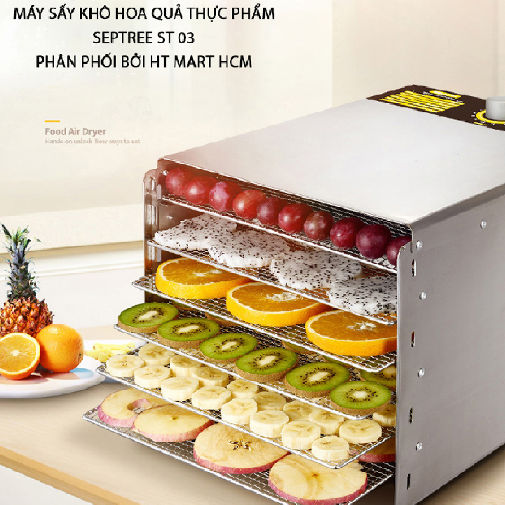 Máy Sấy Hoa Quả Thực Phẩm Gia Đình Septree ST03