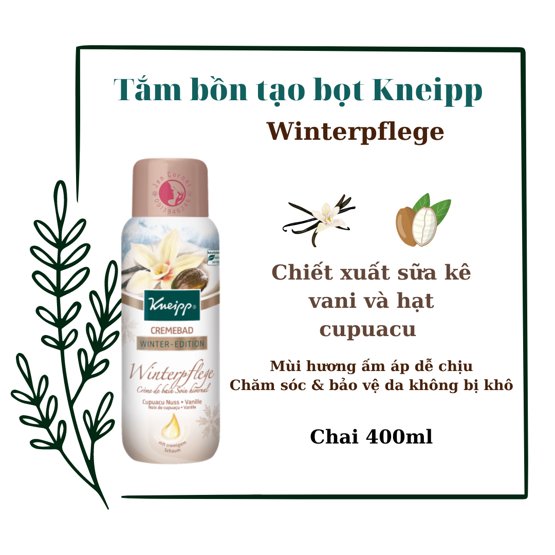 Tắm bồn tạo bọt Kneipp chai 400ml