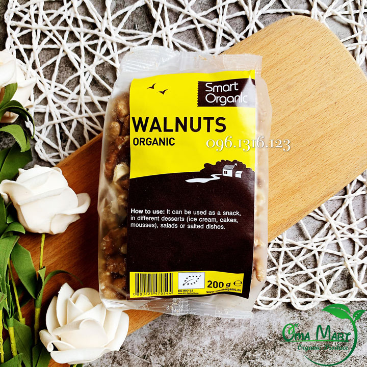 Óc chó hữu cơ Smart Organic 200g
