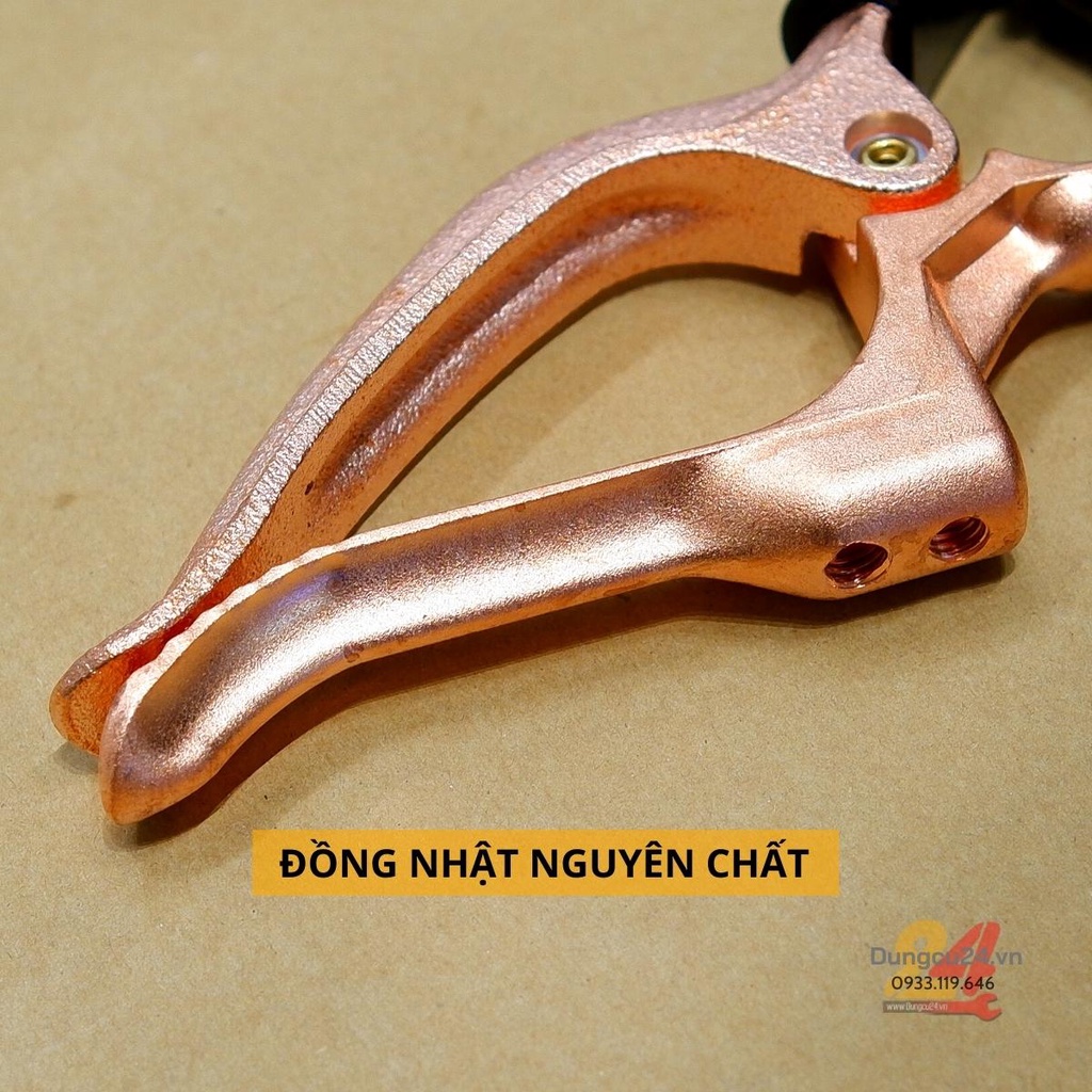 [ Made in Japan] KÌM KẸP MÁT NHẬT SANRITSU (kìm kẹp nối đất) CHO MÁY HÀN