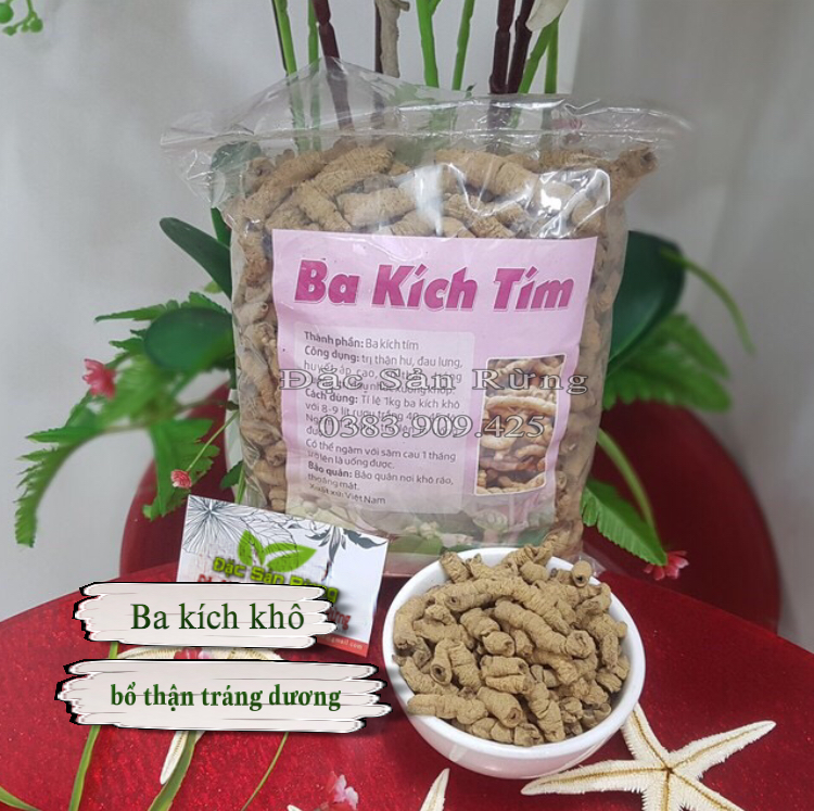 Ba kích tím khô - củ to già , loại 1
