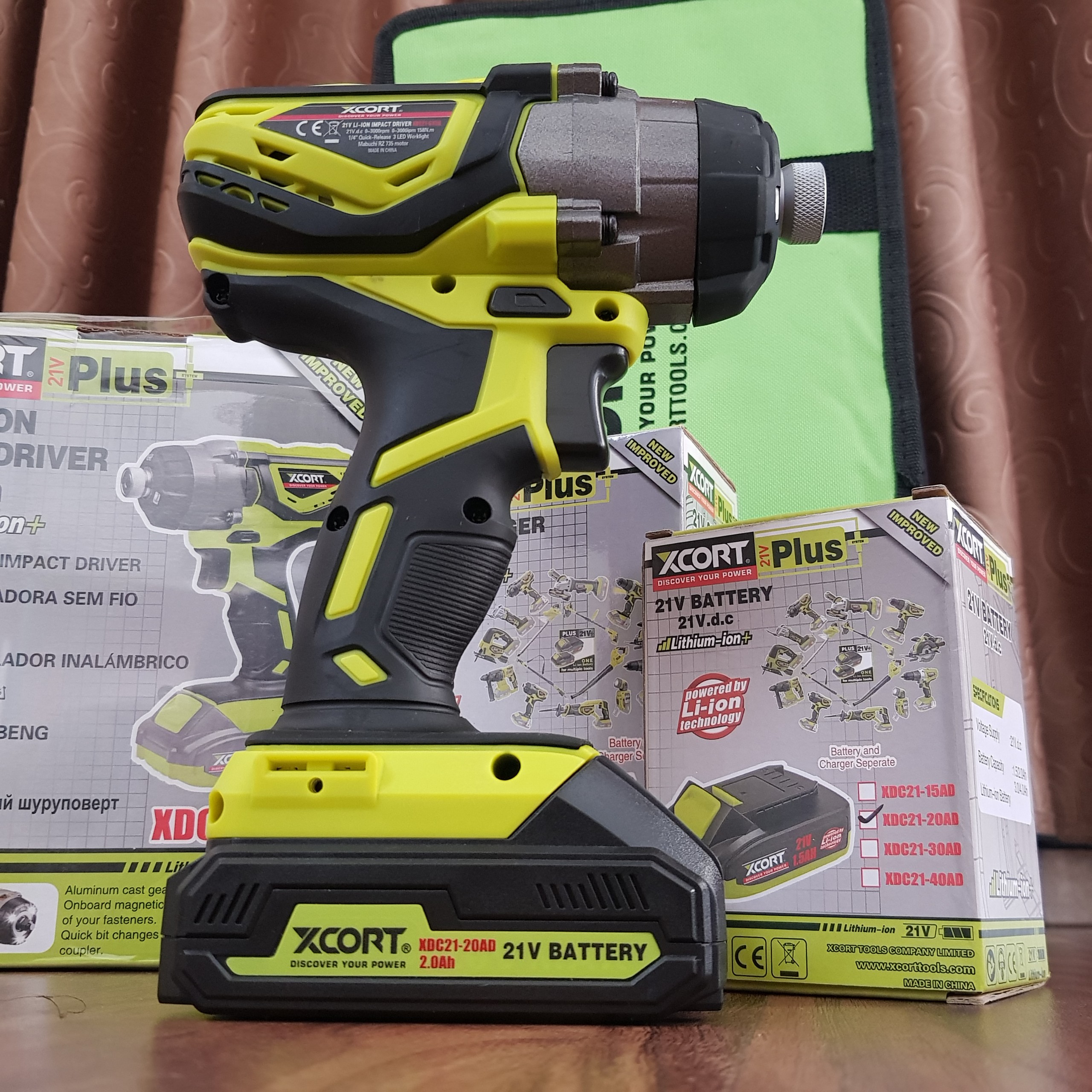 Máy vặn vít dùng pin-Máy vặn vít XCORT 20/21V [CHÍNH HÃNG]