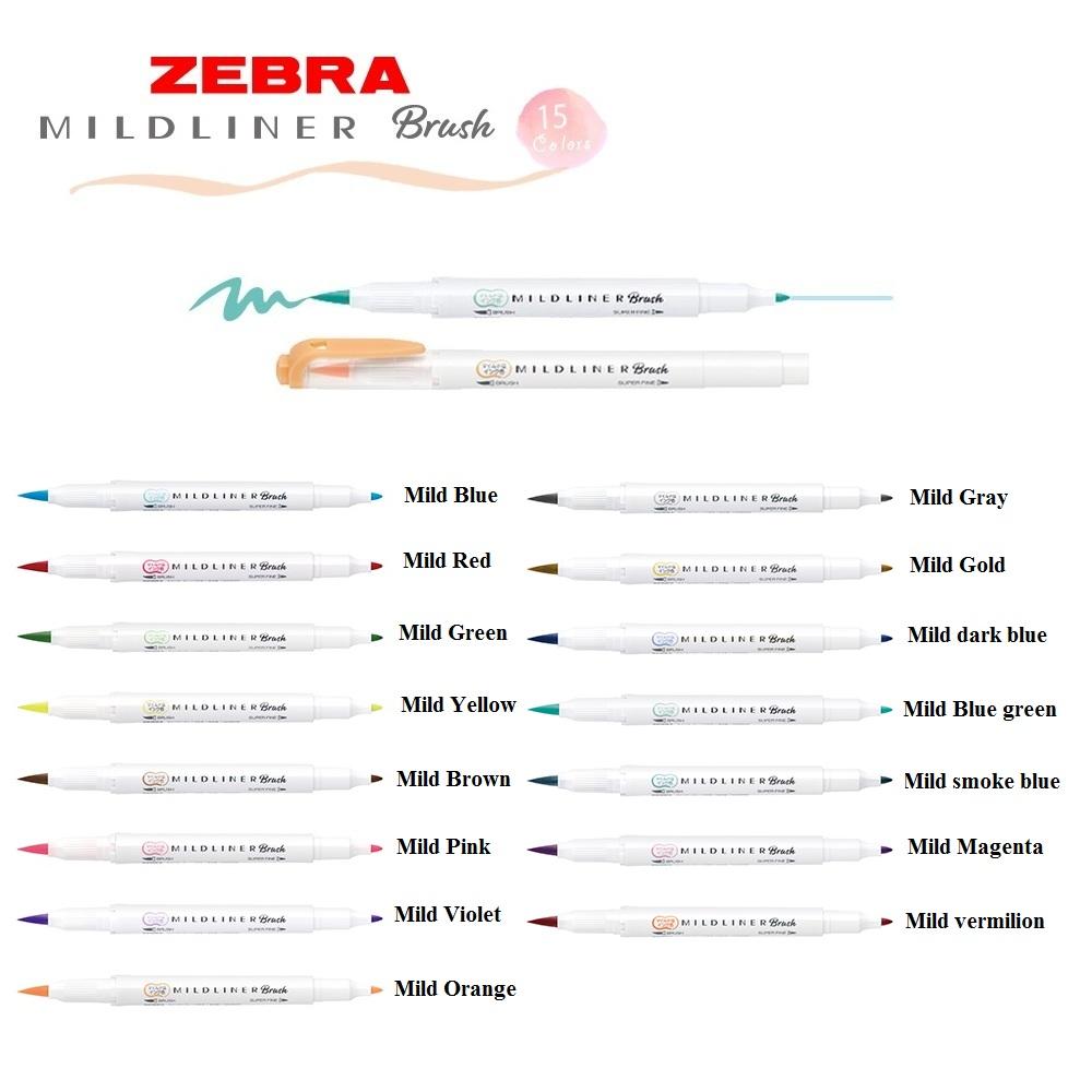 Bút 2 đầu Zebra mildliner Brush