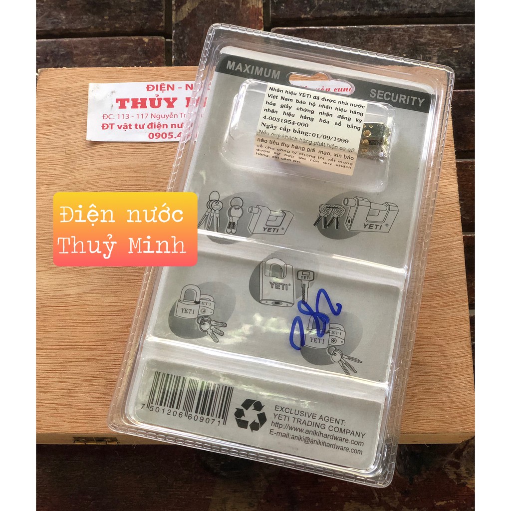 Ổ khoá chống cắt yeti 50-60mm