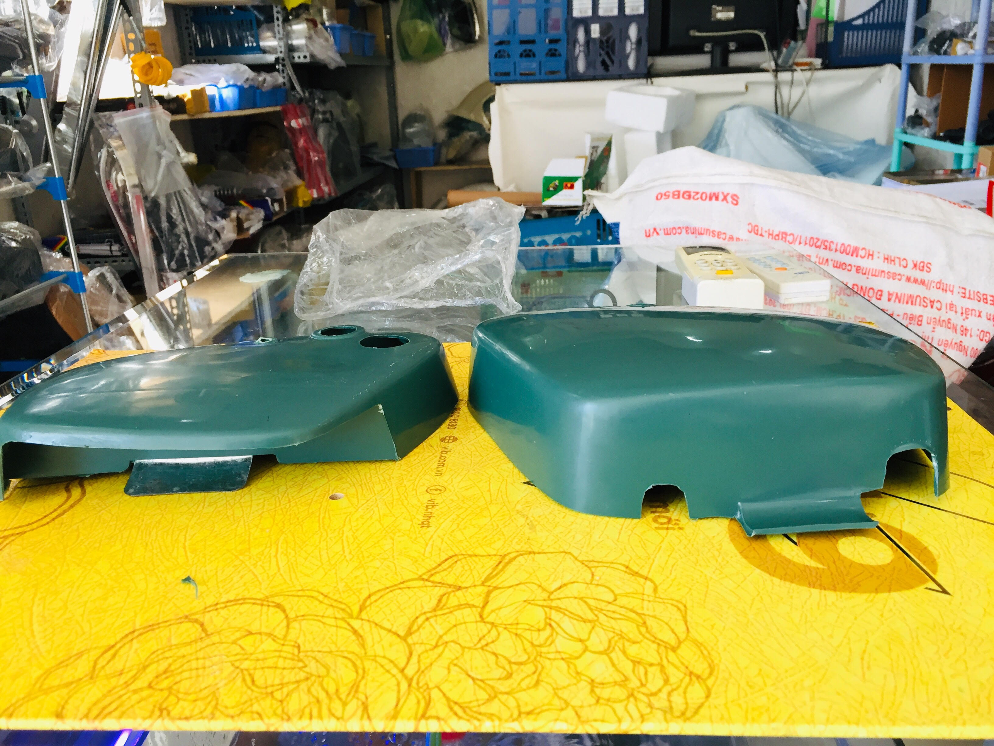 Cặp nắp cốp cub 78 xanh đậu