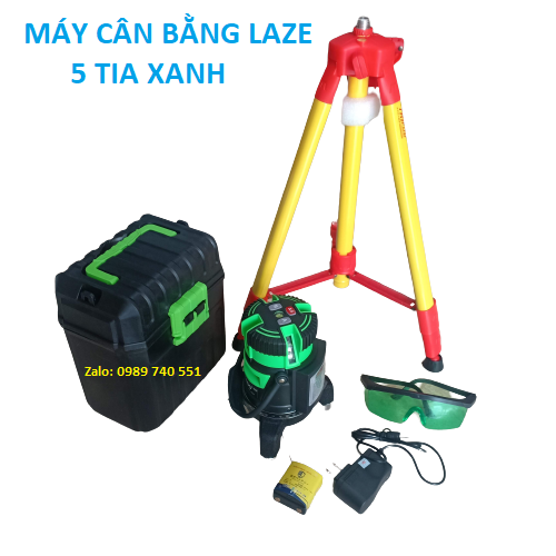 Máy cân bằng laze  5 tia xanh - Máy bắn cốt thăng bằng 5 tia xanh