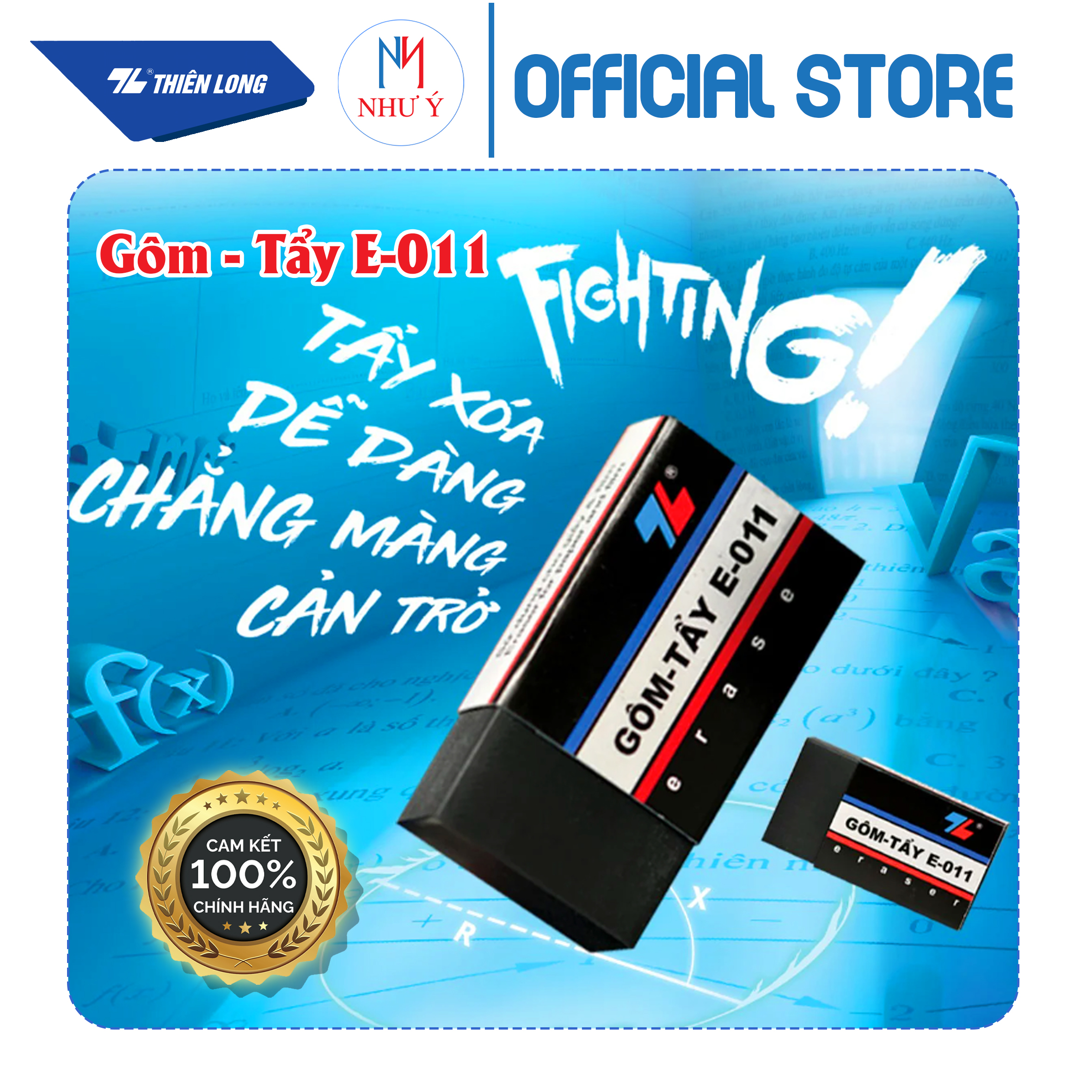 Gôm tẩy TL E-011 đen