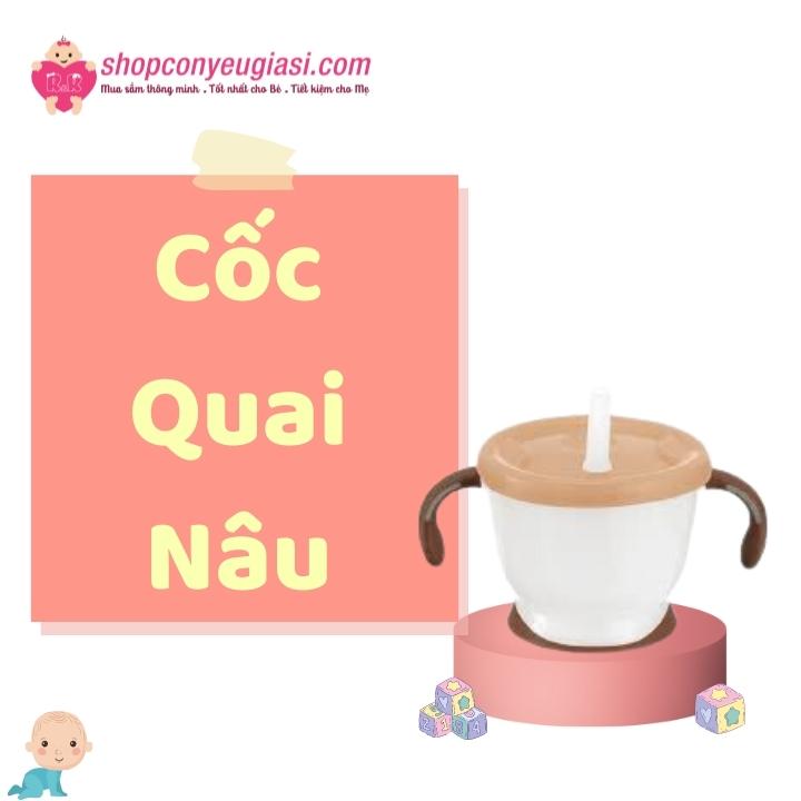 Bình ống hút silicon có tay cầm 200ml/ 320ml, cốc tập uống 3 giai đoạn cho bé - richell
