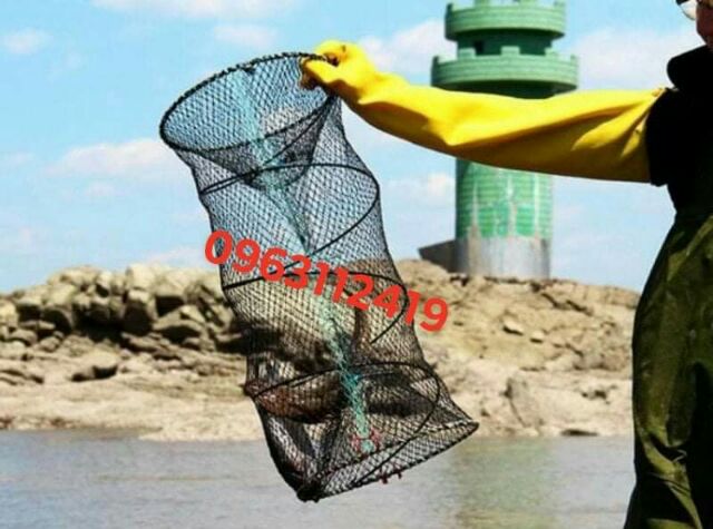 Lồng lò xo  bắt ếch, ba ba, cua, cá, lươn. ... 30×60