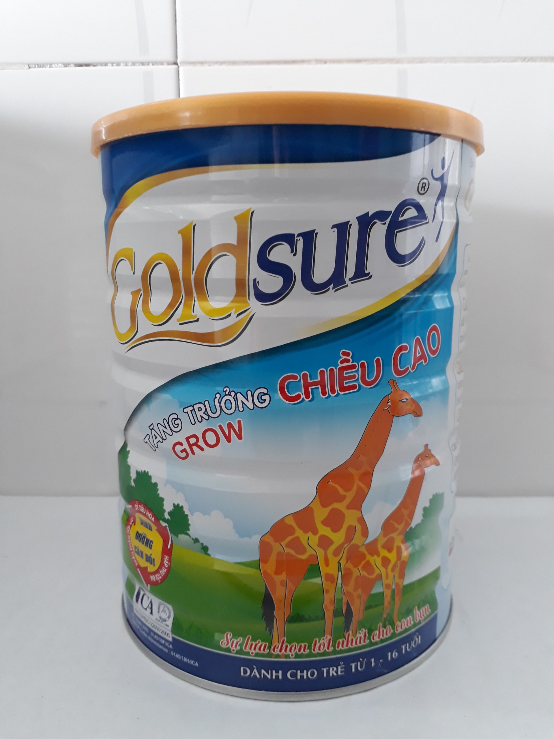 SỮA TĂNG CHIỀU CAO GROWTH PLUS GOLDSURE LON 900G DATE MỚI
