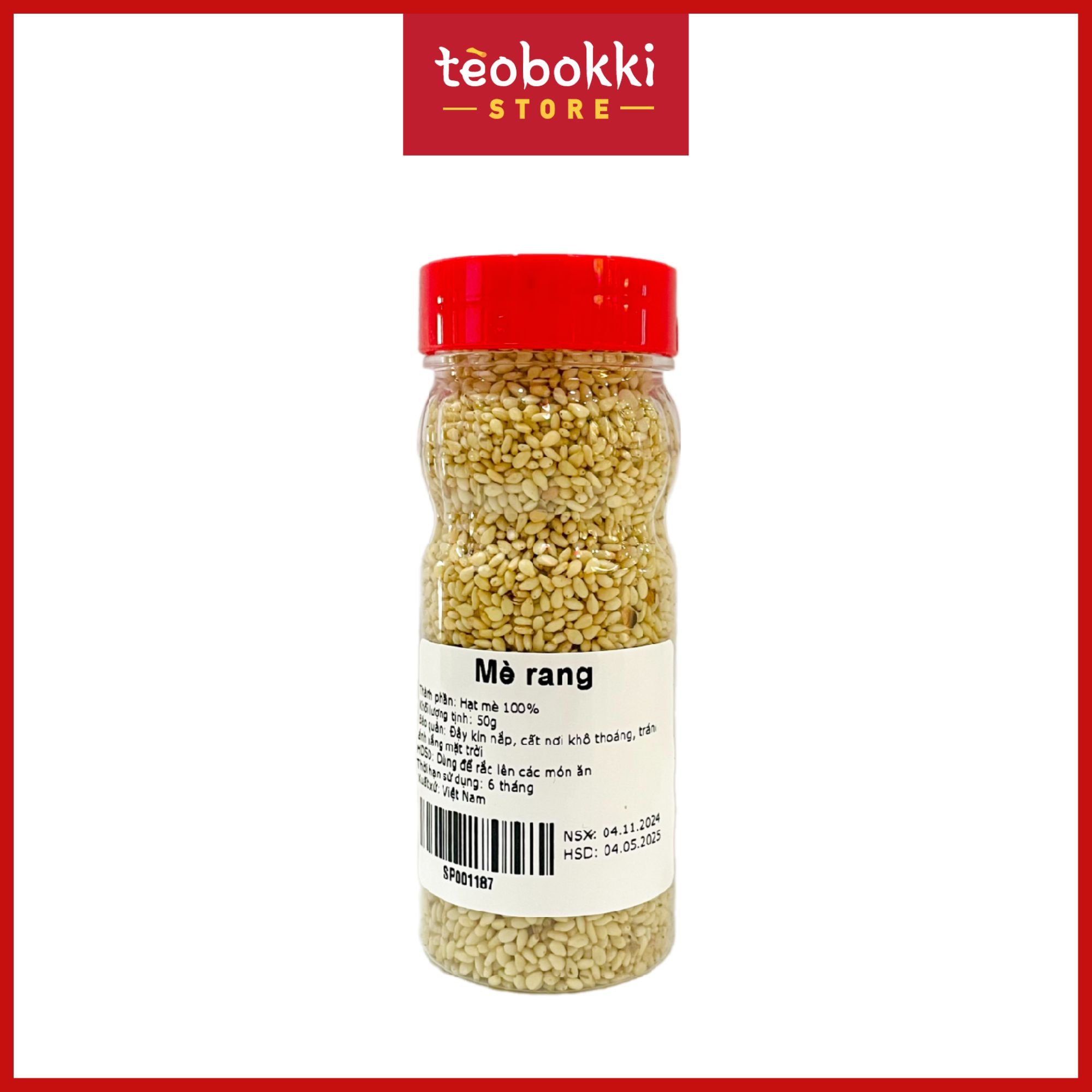 Mè rang rắc tokbokki, cơm trộn bibimbap 50g