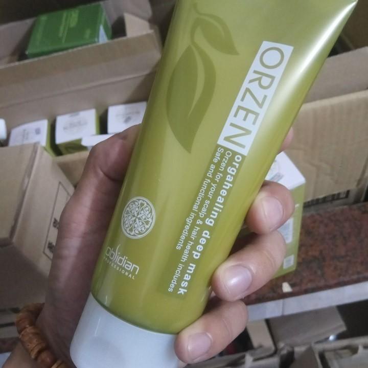 Mặt nạ chống rụng tóc Orzen Obsidian Hàn Quốc 200ml