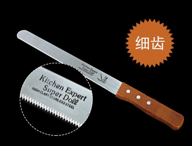 Dao răng cưa cắt bánh (lưỡi dao 25cm)