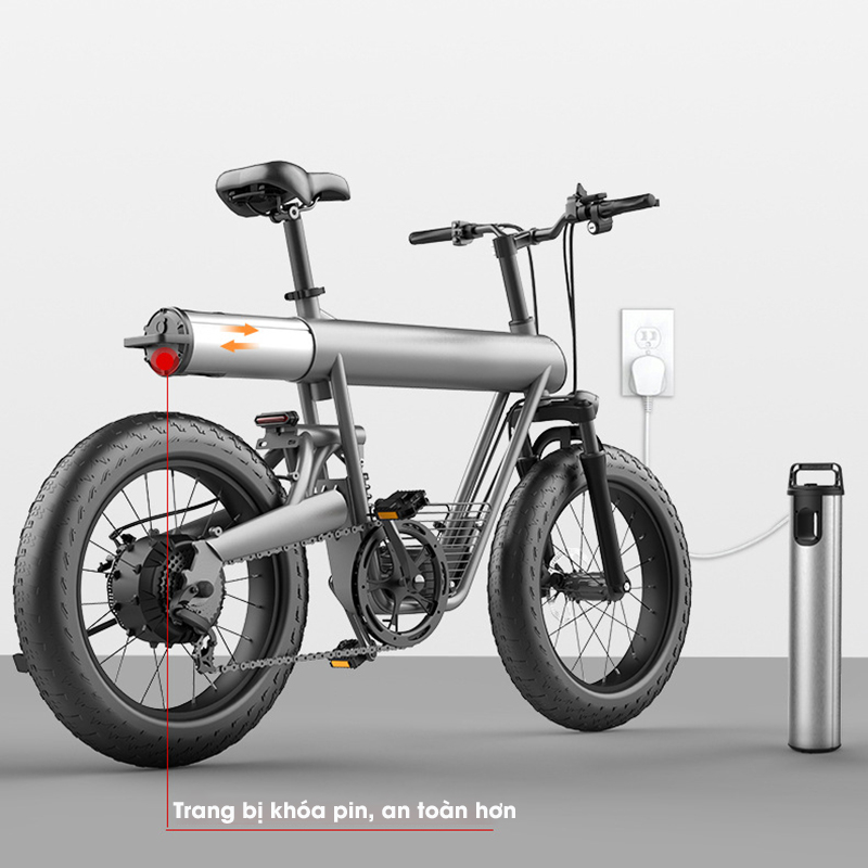 Xe Đạp Điện Trợ lực FTN T20 Thể Thao