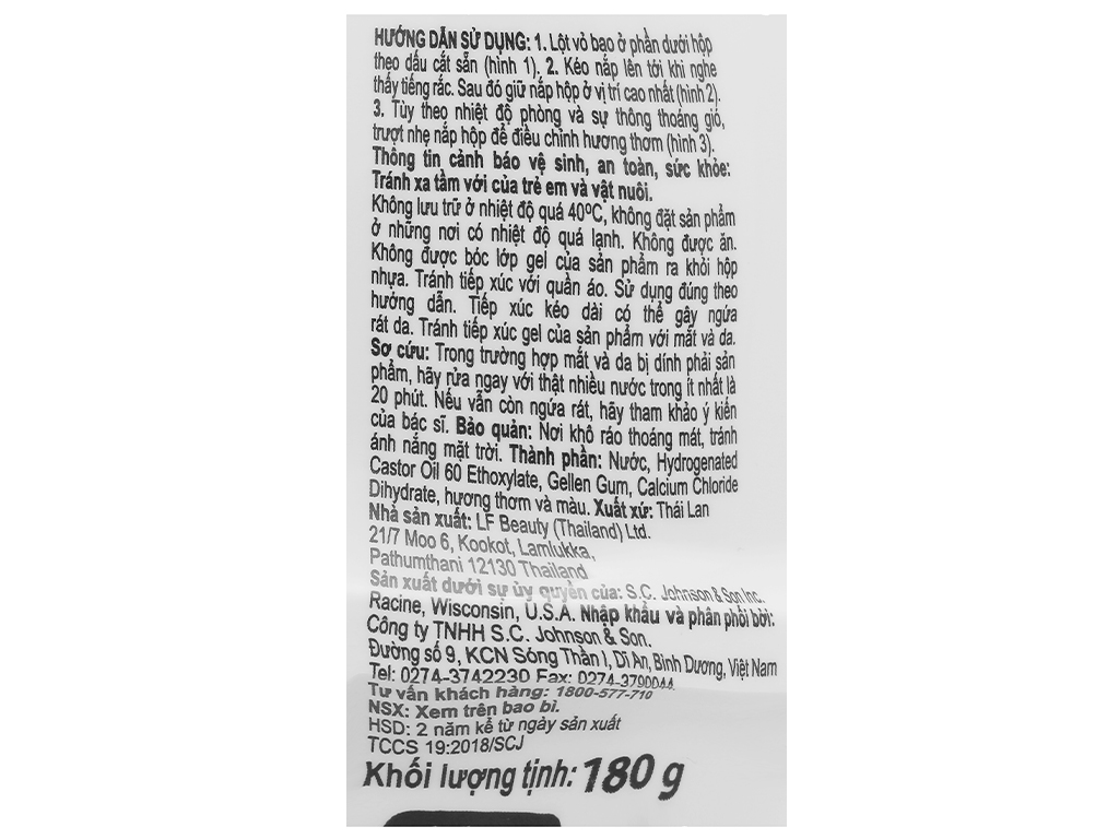 Sáp thơm Glade trầm hương sâu lắng 180g