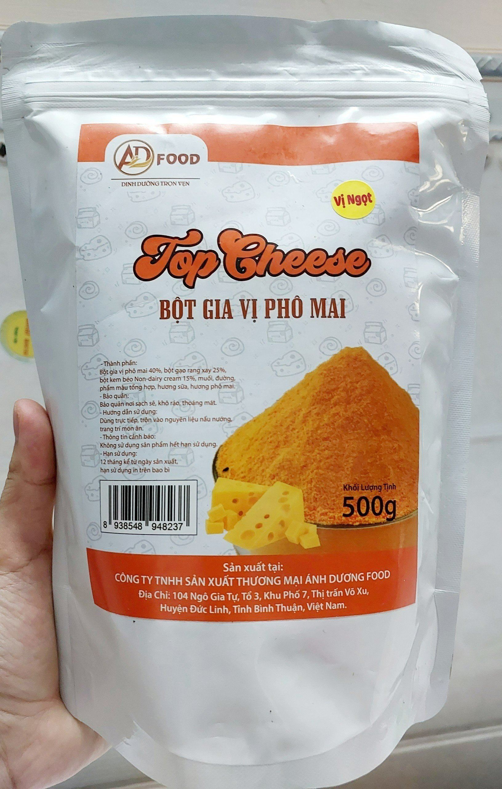 100G Bột Gia Vị Phô Mai thơm ngon