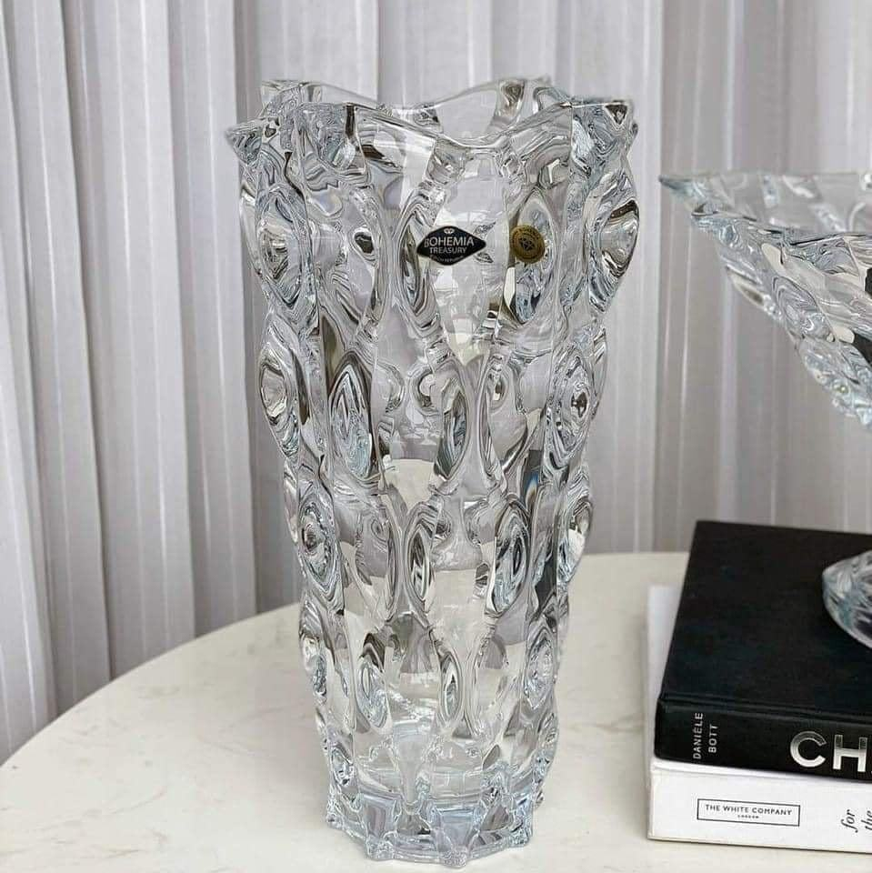 Bình cắm hoa pha lê Bohemia Samba Vase 30,5cm