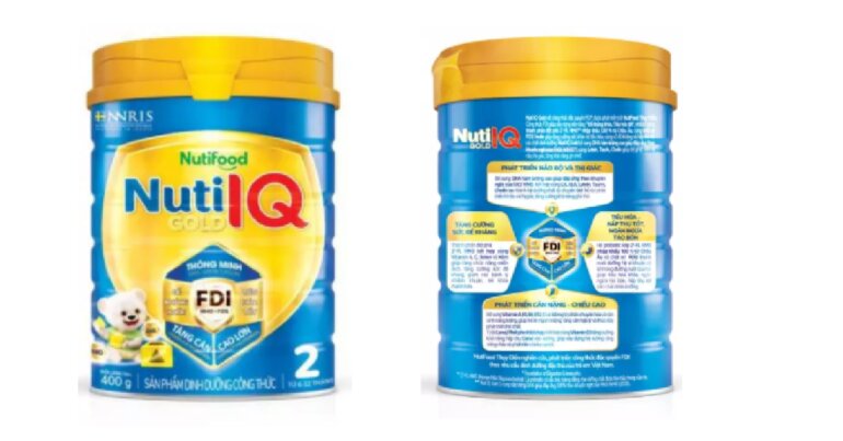 Sữa Bột Nuti IQ Gold 2 - Lon 900G