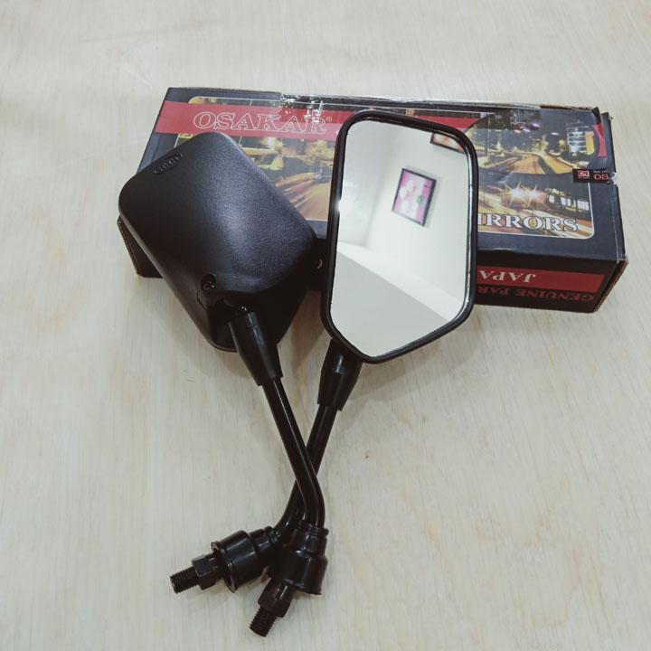 Gương 4 cạnh OSAKAR chân 10mm với chất liệu nhựa bền đẹp dành cho mọi loại xe máy OX292
