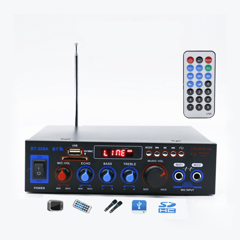 Âm ly Bluetooth mini hát karaoke BT-309A Chất Lượng Cao