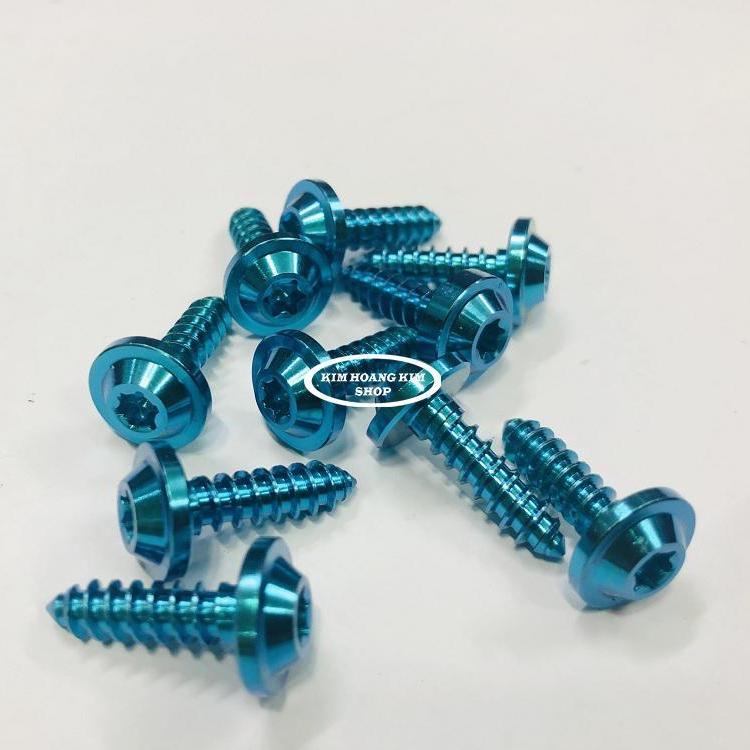 Ốc Titan GR5 Xoắn 5li18 Xanh Lục Bảo (Titan 100% )