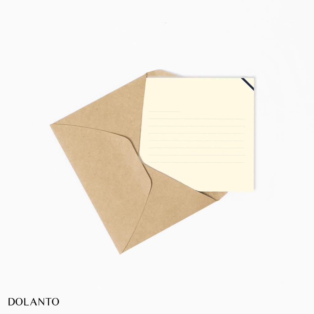 Thiệp DOLANTO BRAND® Kraft Vintage Letter