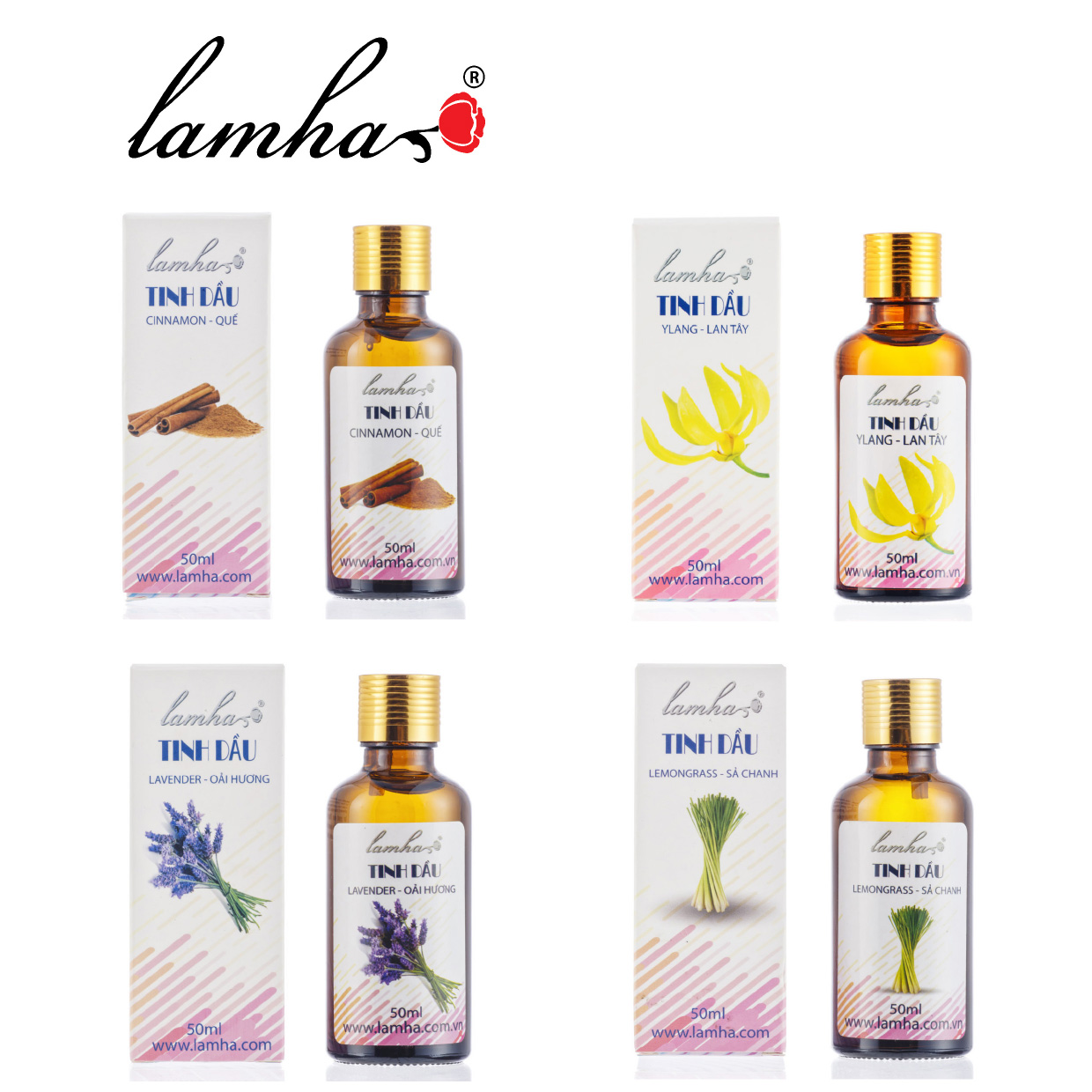 [20 mùi] Tinh dầu Lam Hà nguyên chất 50ml