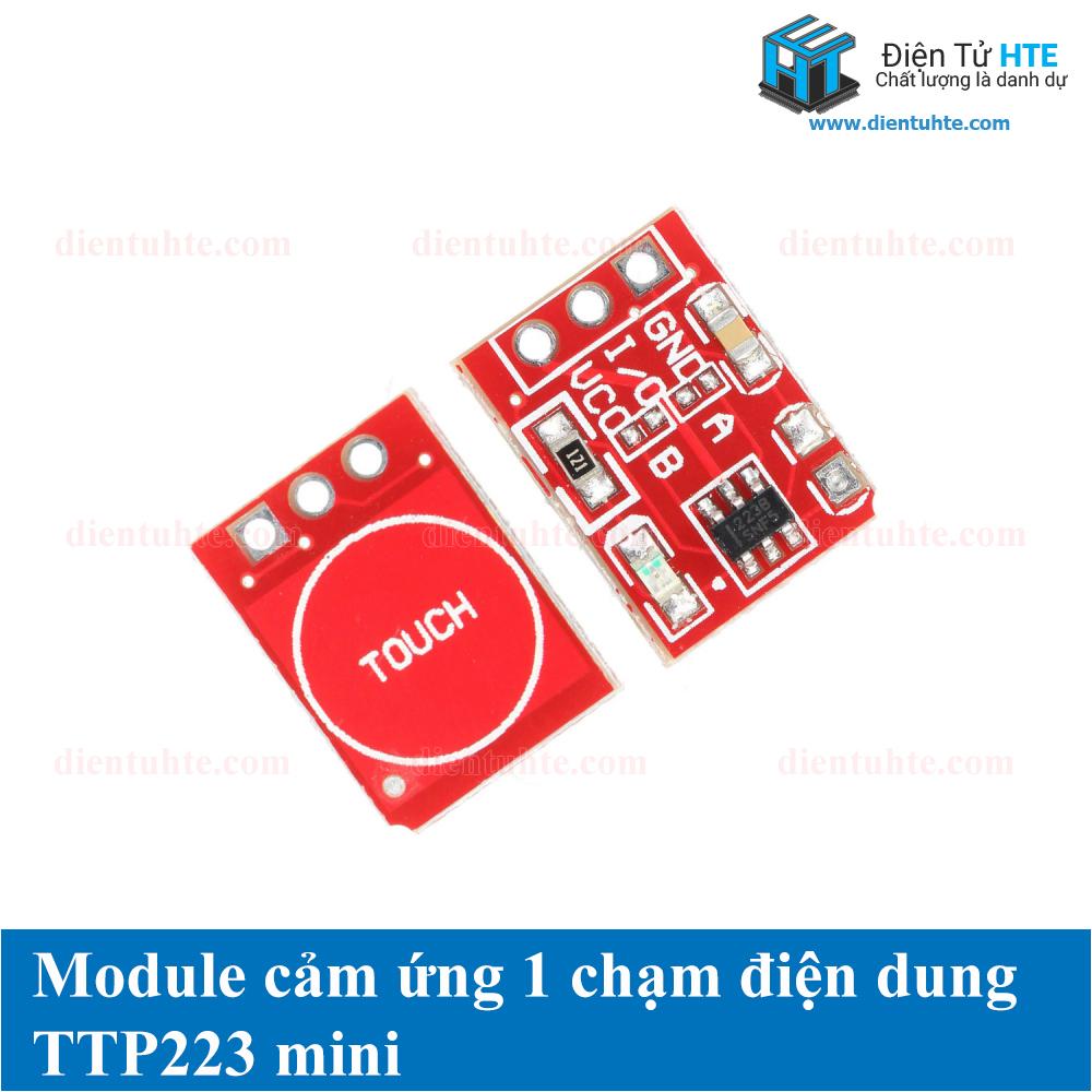COMBO 10 Module Cảm Ứng 1 Chạm Điện Dung TTP223B TTP223 Mini