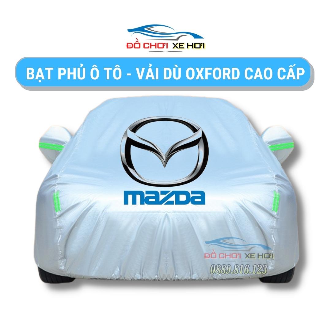 Bạt phủ ô tô vải dù mazda 2, mazda 3, mazda 6, cx5, cx8, cx9, bt50 chống nóng, chống nước, có phản quang
