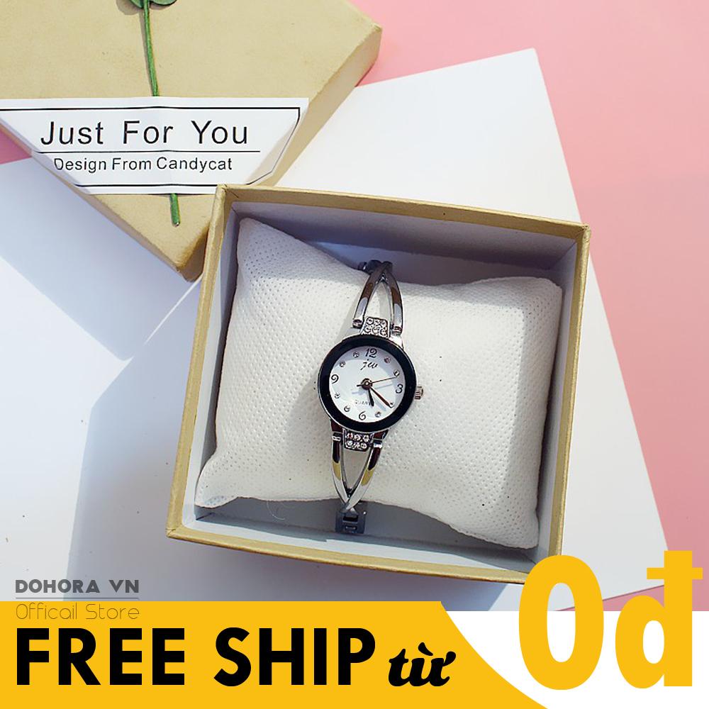 Đồng hồ nữ, Đồng hồ thời trang, Đồng hồ JIU J36, Đồng hồ máy pin, Dây kim loại cao cấp, Chống nước, Kiểu dáng sang trọng, Thanh lịch