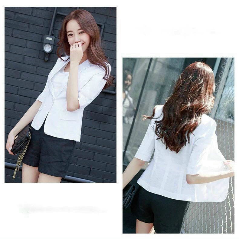 Áo vest nữ tay lửng cài khuy