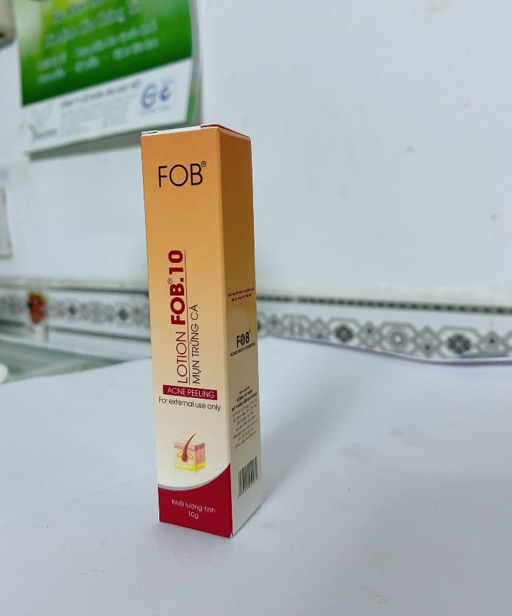 FOB 10 LOTION GIẢM MỤN TRỨNG CÁ 10G
