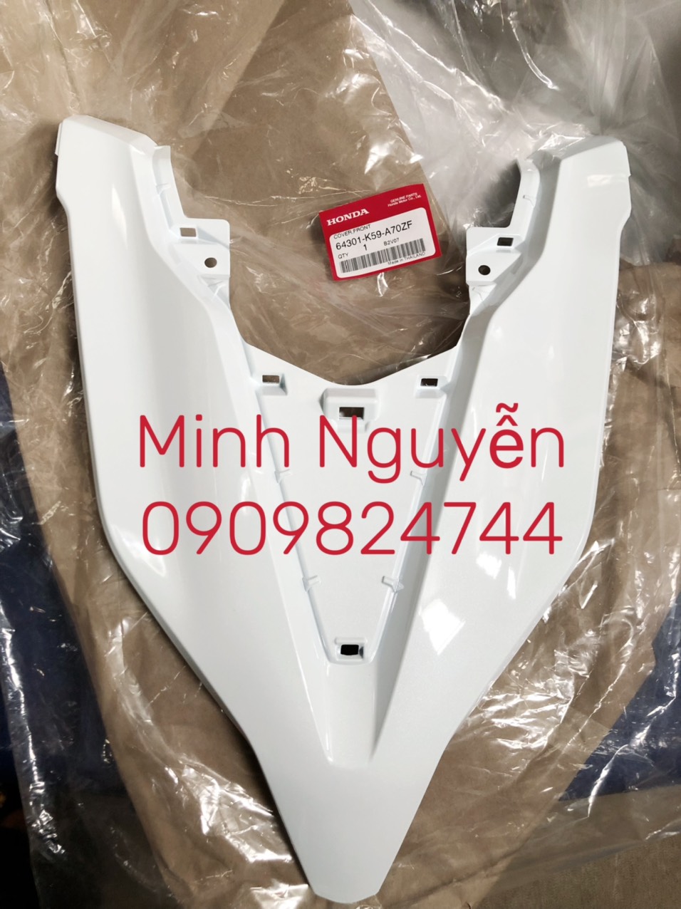Mặt nạ trắng vario/ click 125 Thái lan chính hãng honda