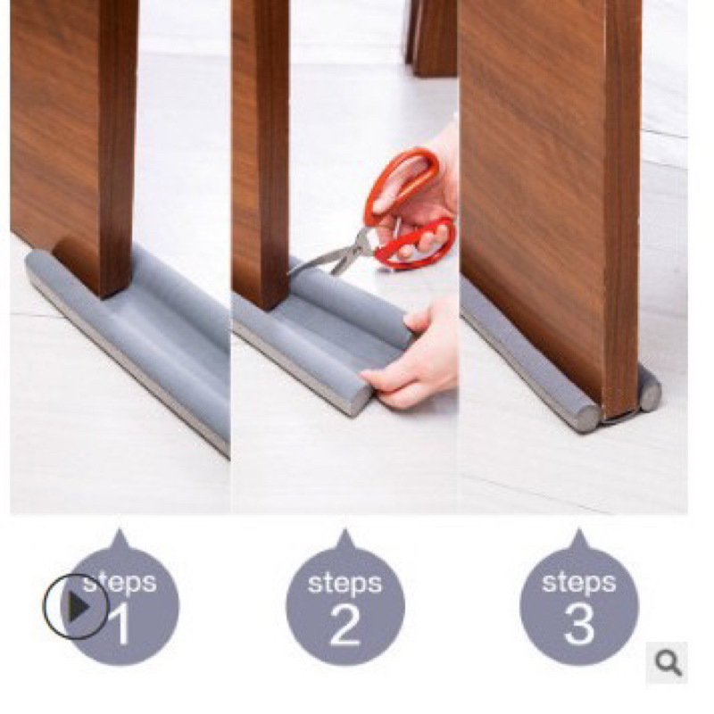 Thanh Xốp Chèn Mép Cửa Chống Gió Lùa Dài 93Cm