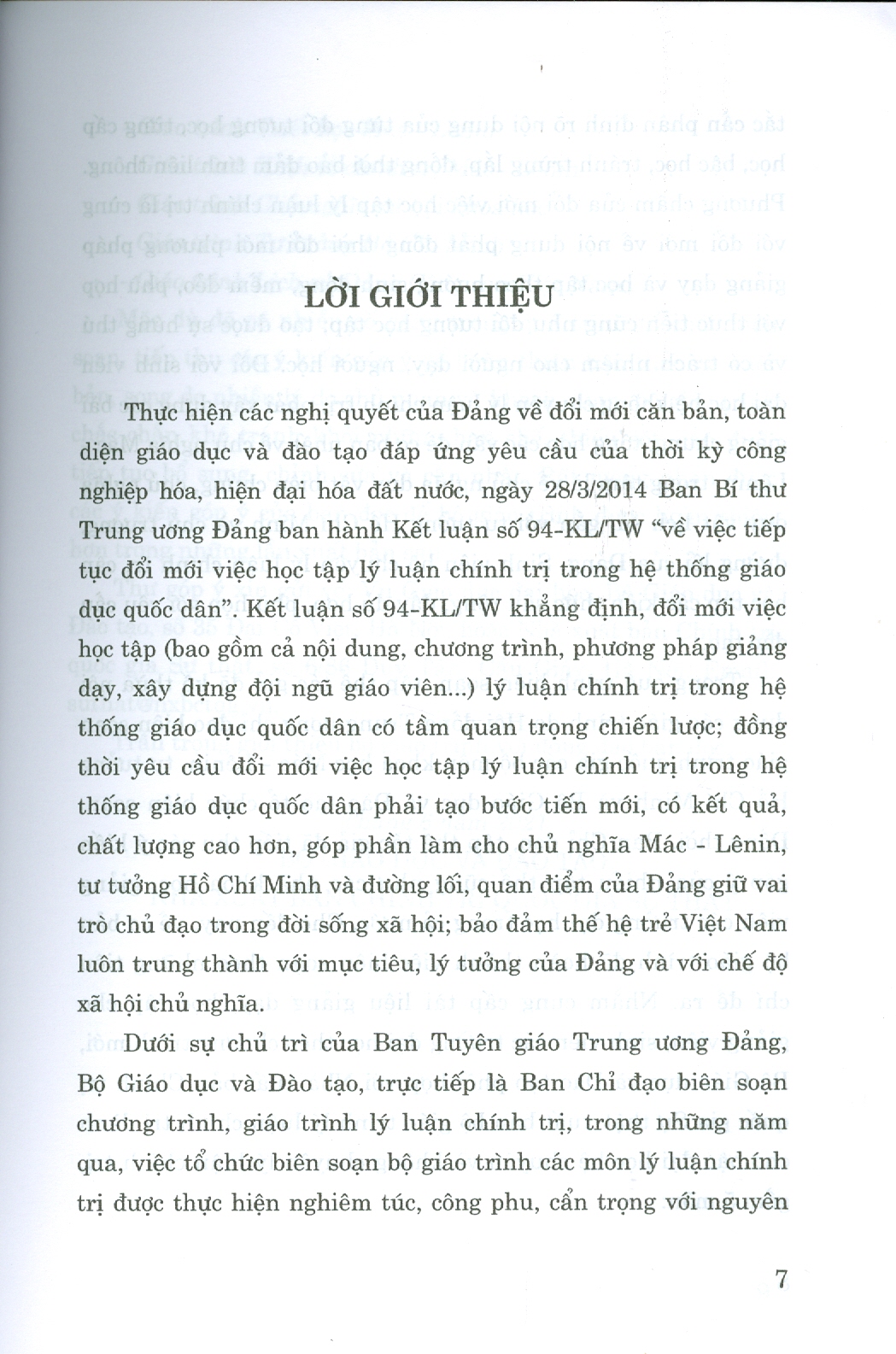 Giáo trình Triết học Mác – Lênin (Dành cho bậc đại học hệ chuyên lý luận chính trị)